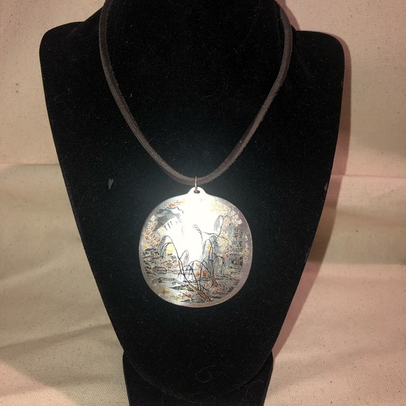 Reed & Barton Damascene Pendant - Picture 3 of 4